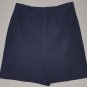 IZOD Women's navy blue a line skort with front slit 8