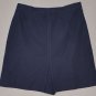 IZOD Women's navy blue a line skort with front slit 8