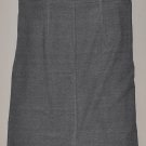 EDDIE BAUER Women's gray long lined dress with back slit MEDIUM PETITE