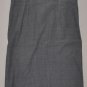 EDDIE BAUER Women's gray long lined dress with back slit MEDIUM PETITE