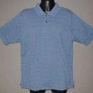 IZOD Men's s/s striped polo style shirt Size: MEDIUM
