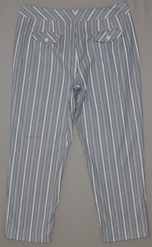 TALBOTS Womens striped slightly tapered pants 16 petite