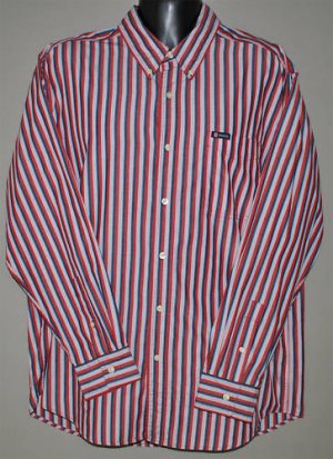RALPH LAUREN CHAPS Mens l/s button up shirt LARGE