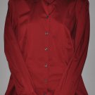 ANN TAYLOR LOFT Womens stretch l/s fitted shirt Size: 6