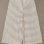 NEW YORK & CO. Women's striped wide leg capri's MEDIUM