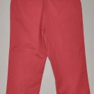 AMERICAN EAGLE Women's burnt orange stretch Capri’s with slit cuffs 2
