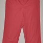 AMERICAN EAGLE Women's burnt orange stretch Capri&acirc;��s with slit cuffs 2