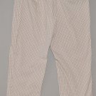LIZ CLAIBORNE Women's white stretch plaid audra fit cropped pants 10