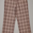 LIZ CLAIBORNE Women's stretch plaid kylie fit dress pants 6
