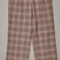 LIZ CLAIBORNE Women's stretch plaid kylie fit dress pants 6