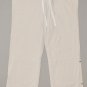 GAP Women's beige flat front drawstring adjustable length pants/capri’s 4