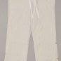 GAP Women's beige flat front drawstring adjustable length pants/capri’s 4