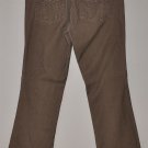 GAP Women's brown stretch boot cut cropped corduroy pants 6
