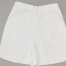 DOCKERS Women's pleated white khaki shorts 10