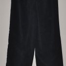 LIZ CLAIBORNE Women's black stretch slightly tapered leg dress pant 4 petite NWT