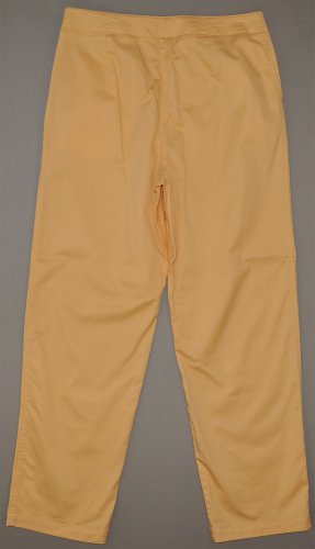 TALBOTS Womens yellow stretch tapered leg pants 10
