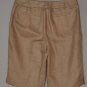 TALBOTS Women's beige linen shorts 2 petite