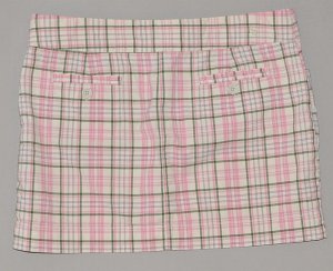 AMERICAN EAGLE Women's stretch plaid mini skirt 4