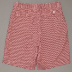 TOMMY HILFIGER Women's red checkered shorts 10