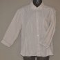 TALBOTS Women's 3/4 sleeve plaid fitted button up shirt MEDIUM