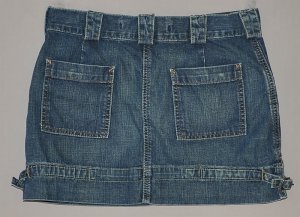 EXPRESS Women's precision fit straight jean skirt 2