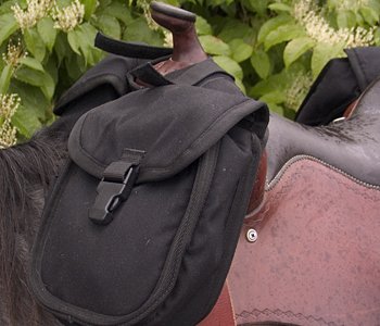CASHEL Small Saddle Horn Bag Black