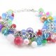 Lampwork Glass Charms Bracelet