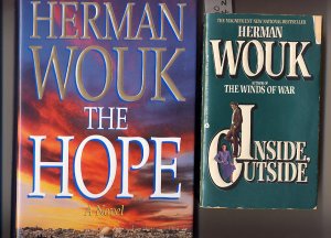 Lot of 2 Herman Wouk - Hope HC 1st/1st and Inside, Outside PB