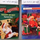 Lot of 2 Harlequin Naughty or Nice by Bond, Santa Baby by Altom