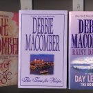 Lot of 3 Debbie Macomber This Matter of Marriage, This Time for Keeps, Rainy Day Kisses PB