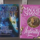 Lot of 2 Maggie Shayne Blue Twilight, Infinity PB