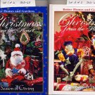 Lot of 2 Christmas from the Heart Better Homes & Gardens HC