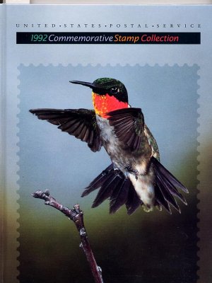 1992 Commemorative Stamp Collection United States Postal Service HC Book