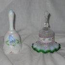 Fenton Art Glass Set of 2 Mini Bells