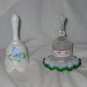 Fenton Art Glass Set of 2 Mini Bells