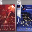Lot of 2 Seducing the Heiress, Never Trust a Rogue by Olivia Drake