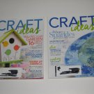 Lot of 2 Craft Ideas Magazine Back Issues Winter 2104 Garden 2015