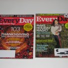 Lot of 2 Rachael Ray Every Day Magazines Back Issues November December 2013
