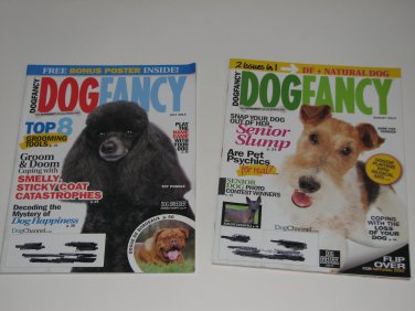 Lot of 2 Dog Fancy Magazine Toy Poodle Wire Fox Terrier 2013 Back Issues