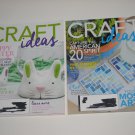 Lot of 2 Craft Ideas Magazine Spring 2015 Summer 2015 Back Issues
