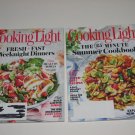 Lot of 2 Cooking Light Magazines May June 2016 Back Issues Summer