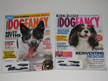 Lot of 2 Dog Fancy Magazine Sept Oct 2012 Mixed Breed Cavalier King Charles
