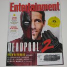 Entertainment Weekly Magazine Deadpool 2 Ryan Reynolds 2018 Back Issue
