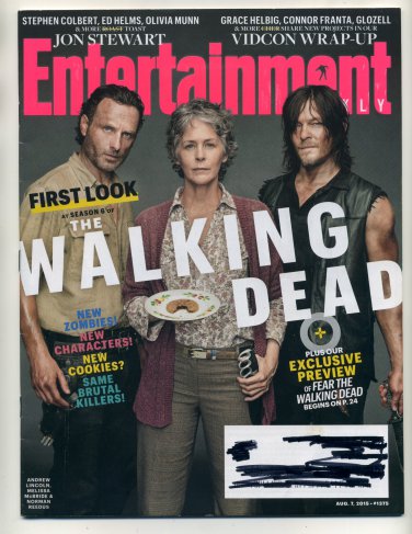 Entertainment Weekly Magazine Walking Dead August 7, 2015 Back Issue