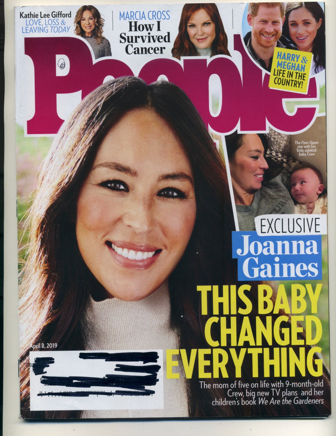 People Magazine Joanna Gaines April 8, 2019 Back Issue