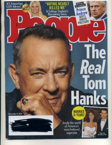 People Magazine December 9, 2019 Real Tom Hanks Back Issues