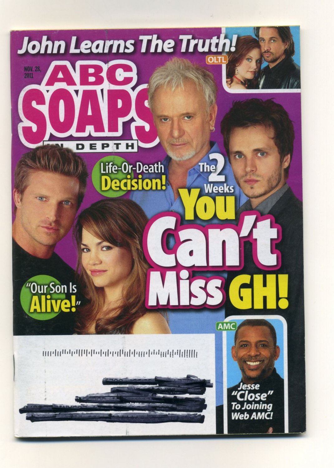 ABC Soaps in Depth November 28, 2011 Back Issue