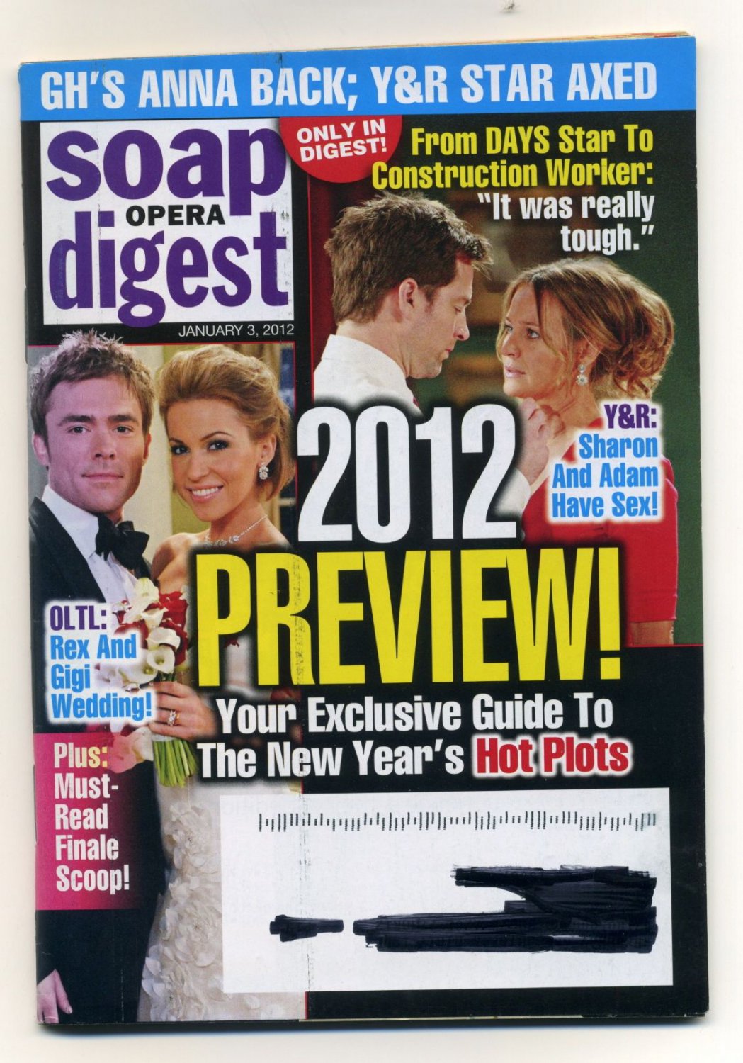 Soap Opera Digest January 3, 2012 Back Issue