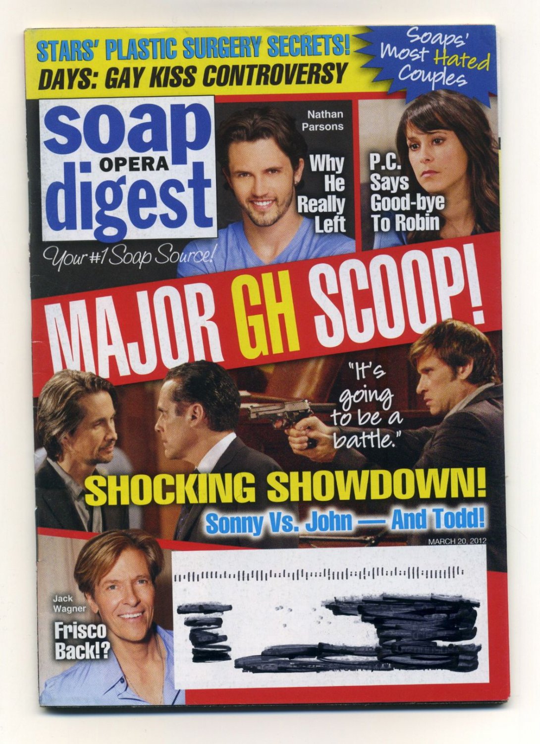 Soap Opera Digest March 20, 2012 Back issue