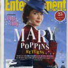 Entertainment Weekly Magazine Emily Blunt Mary Poppins Returns Back Issue 2017
